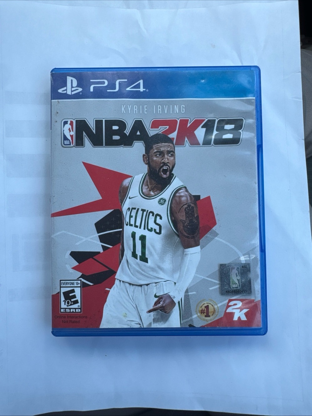 NBA 2K18 PS4 Video Game - White & Red